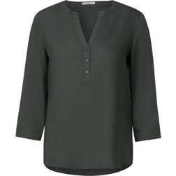Cecil Tunic Style Blouse - Easy Khaki