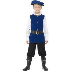 Smiffys Tudor Pojke Barn Kostym