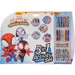 Disney Spidey and His Amazing Friends 5-In-1 Coloring Activities Set SP22306