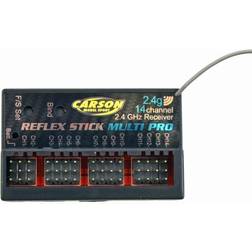 Carson 500501540 Modellsport Reflex Stick Multi Pro 14-kanals mottagare 2,4 GHz