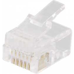 Deltaco Modular Connector 6P6C 20-pack
