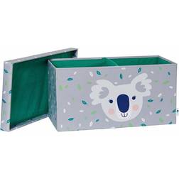STORE IT! Aufbewahrungsbox Sitzbank Koala, grau/grün