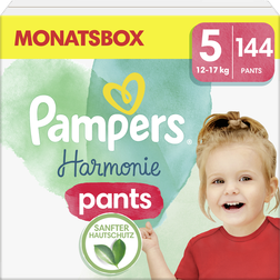 Pampers Harmonie Pants Gr. 5, 12-17 kg, Monatsbox 1x144 Windeln