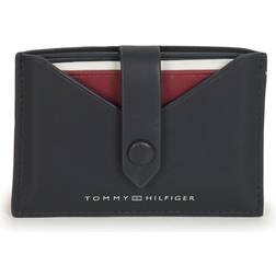 Tommy Hilfiger Closure Leather Credit Card - SPACE BLUE