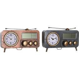 Dkd Home Decor 33 11,5 26 Grey Copper Iron Vintage Units Table Clock