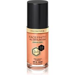 Max Factor Facefinity All Day Flawless 3 in 1 Foundation SPF20 #082 Deep Bronze
