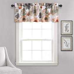 Lush Decor Window Curtain Valance Floral