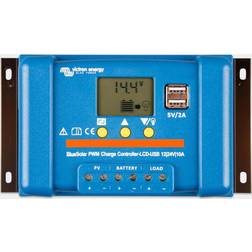 Solcellsregulator victron bluesolar pwm-lcd & usb 12/24v 10