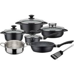 GSW Gourmet Granite Cookware Set with lid