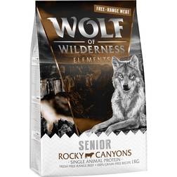 Wolf of Wilderness SENIOR "Rocky Canyons" Free Range Beef