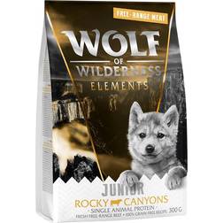 Wolf of Wilderness JUNIOR "Rocky Canyons" Free Range Beef Grain Free 300 g