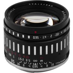 TTArtisan 35 mm F0,95 APS-C stor bländare manuell fokus spegellösa kameror lins