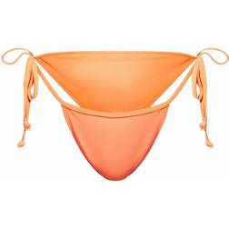 PrettyLittleThing Mix & Match Tie Side Bikini Bottom - Orange