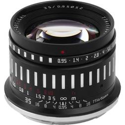 TTArtisan 35 mm F0,95 APS-C stor bländare manuell fokus spegellösa kameror lins