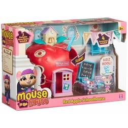 Bandai Playset Mouse In The House Red Apple Schoolhouse 24 X 16,5 X 8 Cm