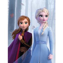 Komar Disney Wandbild Frozen Sisters in The Wood Kinderzimmer, Babyzimmer, Dekoration, Kunstdruck