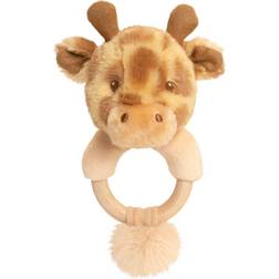 Keel Toys huggy giraffe baby ring rattle