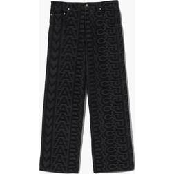 Marc Jacobs Black 'The Monogram' Jeans 001 Black WAIST