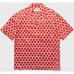 Ami Paris Alexandre Mattiussi Red & White Graphic Shirt SCARLET RED/NATURAL FR