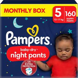 Pampers Baby-Dry Night Pants Size 5 160pcs