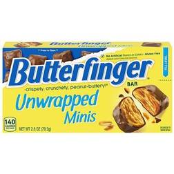 Ferrero packs butterfinger unwrapped minis crunchy
