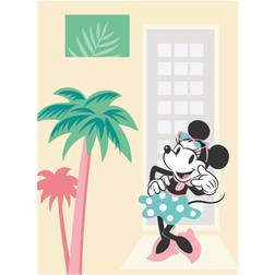 Disney Wandbild von Komar Minnie Mouse Palms Kinderzimmer, Babyzimmer, Kunstdruck 30x40cm Breite Höhe