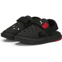 Puma Evolve Alternative Closure Sandalen für Babys Für Kinder, Schwarz/Rot/Weiß Größe: 19, Schuhe