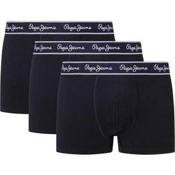 Pepe Jeans Boxershorts Schwarz 3er-pack für Herren