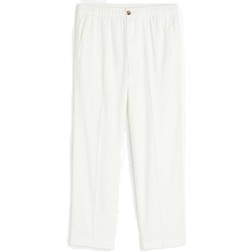 H&M Linen Mix Regular Fit Pants - White