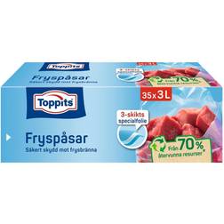 Toppits Fryspåsar 3L 35st Plastpåse & Folie