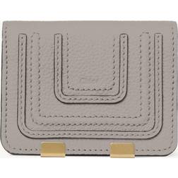 Chloé Marcie Small Leather Wallet - grey