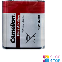 Camelion 11100112 3LR 12 4,5 V plus alkaliskt platt batteri krympfolie förpackning