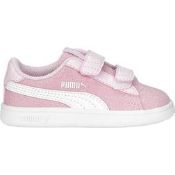 Puma Smash V2 Glitz Glam V - Pearl Pink/White