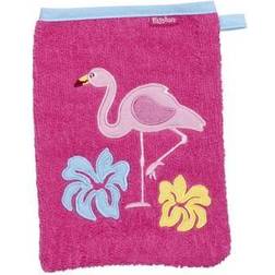 Playshoes Frottee-Waschhandschuh Flamingo pink
