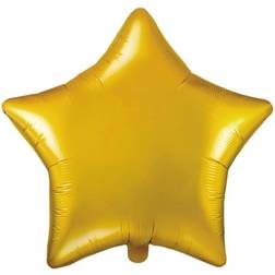 Folieballong stjärna guld 46 cm