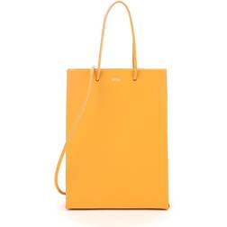 Medea Shopper In Pelle Tall Prima Bag-Donna -Arancio, Giallo