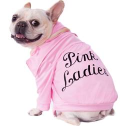Grease Pink Ladies Jacket Dog Costume Black/Pink