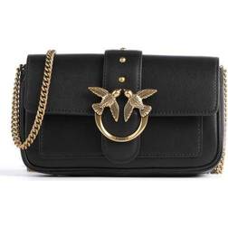 Pinko women's handbag love one pocket black