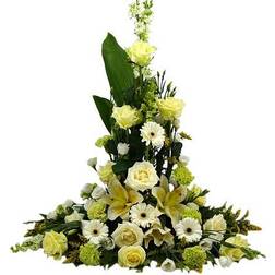 Blommor till begravning & kondoleanser Farewell My Beautiful Friend Blandade blommor