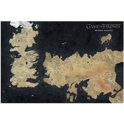 Game of Thrones Map Poster