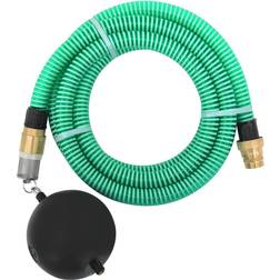 vidaXL Suction Hose with Brass Connectors 4