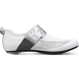 Fizik TRANSIRO HYDRA AEROWEAVE Tri Shoes White/Silver