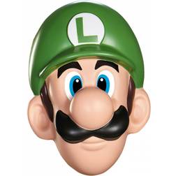 Disguise SUPER MARIO 13384 – Luigi mask för vuxna, grön, en