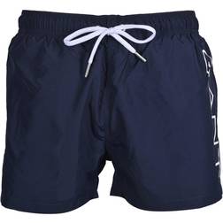 Gant Side Logo Athletic Cut Swim Shorts - Navy