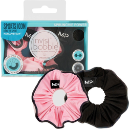 MP X Invisibobble Reflective Power Sprunchie – Black/Pink 2 PACK