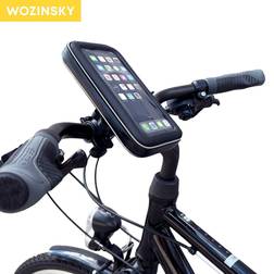Wozinsky Mobilhållare För Cykel, Motorcykel, Skotrar Svart
