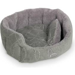 Nobby Padded Plush Oval Bed with Reversible Cushion