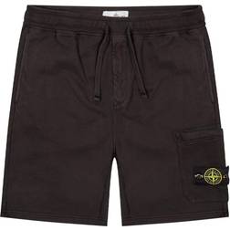 Stone Island Patch Shorts - Black