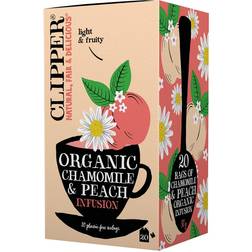Clipper Organic Chamomile & Peach 20 tepåsar