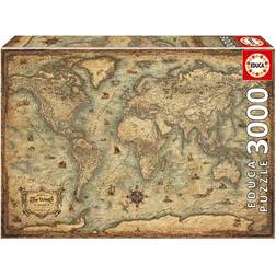 Educa Map of the World 3000 Pieces